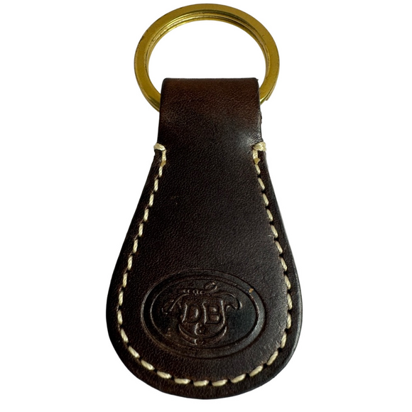 Dooney & Bourke Accessories - #120 Dooney & Bourke Rare Crest Leather Key Fob